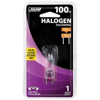 Feit Electric BPQ100 8.6 RP 100-Watt Halogen T4 Bulb GY8.6 Base