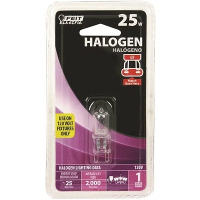 Feit Electric Bpq25 g9 Halogen Light Bulb 25 Watts 120 Volt