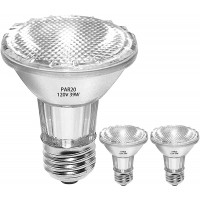 Jaenmsa PAR20 Halogen Light Bulbs 39W High Output 50W Replacement PAR20 Flood Light Bulb Dimmable 120V 480 Lumens 2700k Warm White E26 Medium Base Par20 Halogen Bulbs 2 Pack