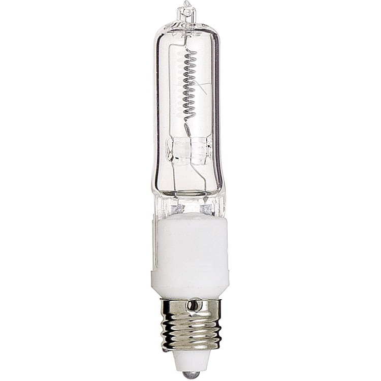 Satco Clear S3162 120V 50-Watt T4 E11 Base Light Bulb 1 Count Pack of 1