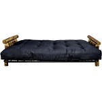 Montana Woodworks Glacier Country Collection Futon Frame with Full Size Mattress