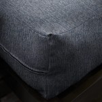 Mozaic Full Size 12" Thick Futon Mattress Blue Grey