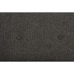 Novogratz Regal Futon with Tufted Linen Upholstery Grey