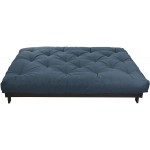 Trupedic x Mozaic - 10 inch Full Size Standard Futon Mattress Frame Not Included | Basic Dusty Blue | Great for Kid's Rooms or Guest Areas Many Color Options