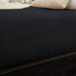 Trupedic x Mozaic - 5 inch Queen Size Standard Futon Mattress Frame Not Included | Basic Midnight Black | Great for Kid's Rooms or Guest Areas Many Color Options