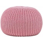ZSY Hand-Woven Sofa Pedal futon Pink 505035cm