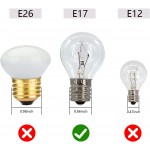 6 Pack S11 E17 Base 25 Watt Bulbs for Lava Lamps,Replacement Bulbs for Lava Lamps,Glitter Lamps