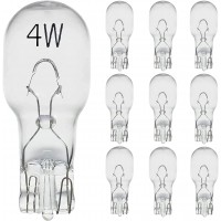 Diximus Landscape Light Bulbs，Low Voltage Light Bulbs T5 Malibu Bulbs 4W Garden Light Bulbs 12V Wedge Base Landscape Bulbs 10 Pack