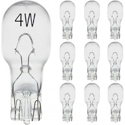 Diximus Landscape Light Bulbs，Low Voltage Light Bulbs T5 Malibu Bulbs 4W Garden Light Bulbs 12V Wedge Base Landscape Bulbs 10 Pack