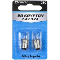 Dorcy 2D-2.4-Volt 0.7A Bayonet Base Krypton Replacement Bulb 2-Pack 41-1660