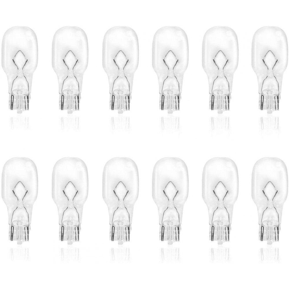eTopLighting 12-Pack 12V 18W T5 Wedge Base Replacement Bulb T5 Low Voltage T5-12V-18W VPL1141