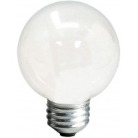 GE Lighting 043168311106 Soft White 31110 40-Watt 330-Lumen G16.5 Light Bulb with Medium Base 2-Pack 2 Pack 2 Count