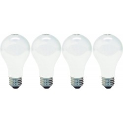 GE Lighting A19 Light Bulb 72-Watts Soft White 4-Count