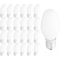 Iconikal 4-Watt Night Light Caldelabra Bulbs White C7 32-Count