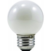 Sylvania Incandescent 25W G16.5 Globe Light Bulb E26 Medium Base 2850K Warm White Frosted Finish 2 Pack