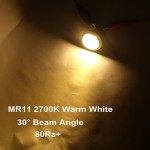ALIDE MR11 GU4 Led Bulbs,Replace 20W 35W Halogen Equivalent,2700K Soft Warm White,12V MR11 LED 3W Low Voltage Bulb Spotlight for Outdoor Landscape Track Lighting,Not Dimmable,250lm,30 Deg,6 Pack