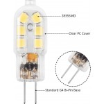 AMAZING POWER G4 LED Bulb 12V JC G4 Bi Pin Bulb G4 20W Halogen Bulb Replacement Daylight White 6000K 5-Pack