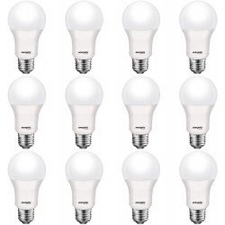 Energetic 75W Equivalent A19 LED Light Bulb 4000K Cool White Non-Dimmable LED Light Bulb 1200lm UL Listed E26 Medium Base 12-Pack