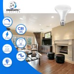 Energetic BR30 Dimmable Indoor LED Flood Light Bulb 11W=75W 5000K Daylight 900LM Ceiling Light Bulb for Cans CRI85+ UL Listed 6-Pack