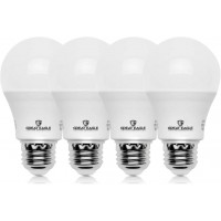 GREAT EAGLE LIGHTING CORPORATION 100W Equivalent LED Light Bulb 1500 Lumens A19 3000K Soft White Non-Dimmable 15-Watt UL Listed 4-Pack