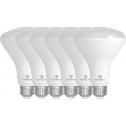 Great Eagle R30 or BR30 LED Bulb 11W 75W Equivalent 850 Lumens Upgrade for 65W Bulb 5000K Daylight Color for Recessed Can Use Wide Flood Light Dimmable and UL Listed Pack of 6