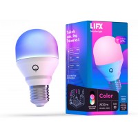 LIFX Color A19 800 lumens Billions of Colors and Whites Wi-Fi Smart LED Light Bulb No bridge required Works with Alexa Hey Google HomeKit and Siri.