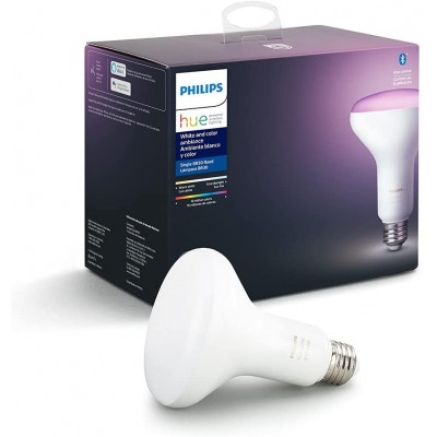 Philips Hue 548503 Smart Light BR30 Bulb Single Pack White and Color Ambiance