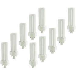 10 Pack PLT-32W 827 4 Pin GX24Q-3 32 Watt Triple Tube Compact Fluorescent Light Bulb…