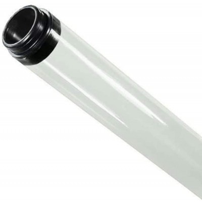 4 Foot F32T8 Clear Fluorescent Tube Guard with End Caps Polycarbonate Protective Lamp Sleeve