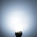 Compact Fluorescent Light Bulb T2 Spiral CFL 5000k Daylight 13W 60 Watt Equivalent 900 Lumens E26 Medium Base 120V UL Listed Pack of 8