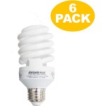 Sylvania CFL 2700K 100W Replacement Bulbs Pack of 6 Model X28161LV