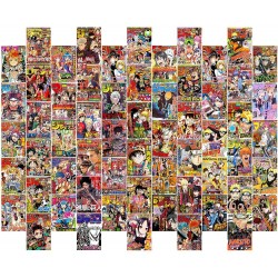 60PCS Anime Room Decor Anime Poster Manga Wall Anime Magazine Covers Aesthetic Pictures Wall Collage Kit Anime Stuff Anime Wall Decor My Hero Academia Posters Anime Posters