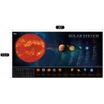 Solar System Educational Teaching Poster Chart.Perfect for Toddlers and Kids. Expanded Edition 30” X 15”