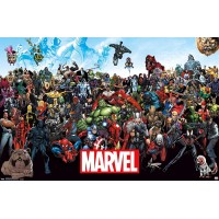 Trends International Marvel Comics The Lineup Wall Poster 22.375" x 34"