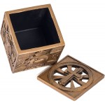 I Know the Plans I Have For You Jeremiah 29:11 3.5 x 3.5 Inch Bronze Sacrament Keepsake Box