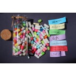 INFMETRY Capsule Letters Message in a Bottle Mixed Color 90pcs