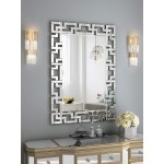 Art Decorative Wall Mirrors Large Grecian Venetian Mirror for Hotel Home Vanity Sliver Mirror 27.5" W x39.5 H