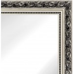 Bathroom Mirrors for Wall Rectangle Silver Frame Wall Mounted Mirror Vertical or Horizontal Hanging for Living Room Bedroom 40''x24''