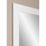 BrandtWorks Wall Mirror 32" x 36" Pure White