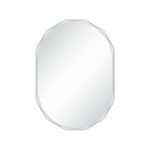 Frameless Bathroom Mirror for Wall 20” X 28” Diamond Edge Frameless Mirror for Bathroom Rectangle