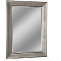 Headwest 8013 Wall Mirror 29 x 35 Brush Nickel