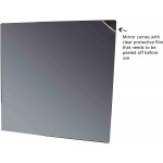 Marketing Holders 24" x 24" Acrylic Mirror Sheet Laser Polished Edge with Film Masking Lightweight Durable Ideal for Home Architectural Design Kids Vanity Gym