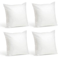 Foamily Throw Pillows Insert Set of 4-20 x 20 Insert for Decorative Pillow Covers Made in USA Bed and Couch Pillows