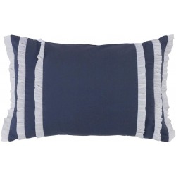 Throw Pillow Trellis by Donna Sharp Contemporary Decorative Throw Pillow with Vertical Pleats Rectangular