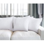 Utopia Bedding Throw Pillows Insert Pack of 4 White 20 x 20 Inches Bed and Couch Pillows Indoor Decorative Pillows