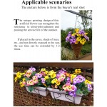 Artificial Flowers Outdoor UV Resistant Artificial Pansies Faux Plastic Flower in Bulk Fake Outdoor Plants White Purple Blue Yellow 12