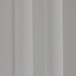 Curtainworks 1Q80430ASV Soho Voile Sheer Grommet Panel 59 by 95" Silver