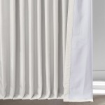 HPD Half Price Drapes PDCH-KBS2BO-96-DW Blackout Extra Wide Vintage Textured Faux Dupioni Curtain 1 Panel 100 X 96 Off White