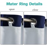 KGORGE Blackout Curtain Liners Sun Light Heat Blocking Liner Drapes Blackout Lined for L 84" Drapes Hang with Rings Tab 1 Pair 50" Wide by 80" Length Grayish White Free Rings Included