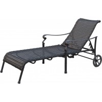 Darlee Victoria Resin Wicker Patio Chaise Lounge